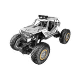 Large Alloy Off-road Rc Car for Kids - Silver - Front View