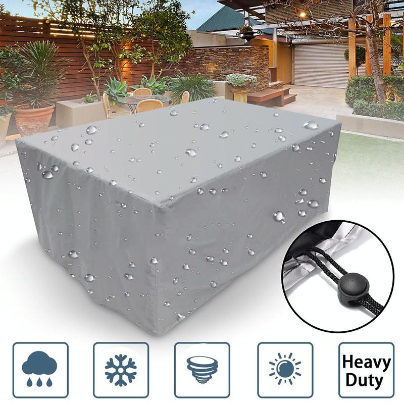 Waterproof Outdoor Table and Chair Cover - 123x61x72cm