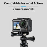 Double Head J Buckle Backpack Mount For Sports Cameras - Low Angle