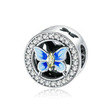 925 Sterling Silver Diy Butterfly Bracelet Pearl Accessories Scc1682