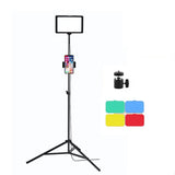 8 Three-colour Temperature Flat-panel Live Fill Light with 2.1m Bracket - Front View