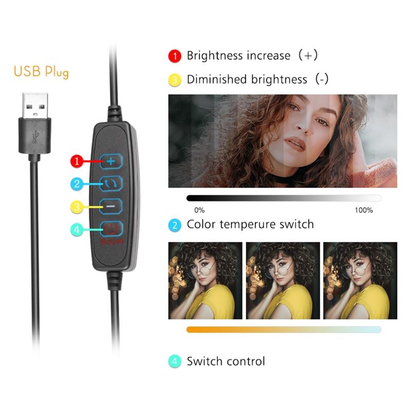 8 Three-colour Temperature Flat-panel Live Fill Light with 2.1m Bracket