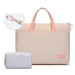 Ultra-thin Macbook Laptop Bag - Khaki & Gray 15.6-16.1 Inches