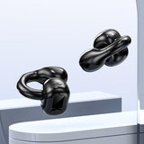 Waterproof Bluetooth Earphones with Ear Clip - M10 - Front View