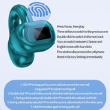 Waterproof Bluetooth Earphones with Ear Clip - M10