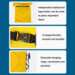 Waterproof Outdoor Stream Tracing Backpack Black 16L - Blue-36L