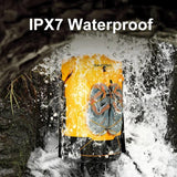 Waterproof Outdoor Stream Tracing Backpack Black 16L - Blue-36L