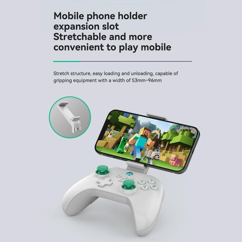 Wireless Bluetooth Game Controller For Switch Ios Android Pc Ps3 Ps4 - Black - Star White+Bracket