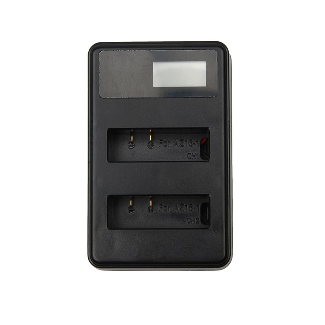 Usb Charger for Xiaoyi 4k Camera with Dual Batteries and Lcd Display