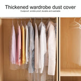 100 Disposable Dust Bags - 60x100cm - Thick Pe Material - Transparent - Rear View
