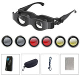 Adjustable Focus Fishing Binoculars with Tricolour Lens - 3x Magnification - Front View