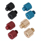 10-Piece 1 / 4 To 3 / 8 Screw Adapter - Red - Side View