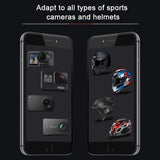 Multi-joint Helmet Mount Set for Action Cameras - 45-Degree Angle