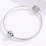 925 Sterling Silver Diy Zodiac Bracelet Beads Virgo Style - Virgo - Close-Up Angle