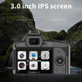Dual-Camera Night Vision 64 Million Pixel High-Definition Wifi Digital Camera Standard & Fill Light - Standard+Light+Lens+Mic+Bracket - Extra Image