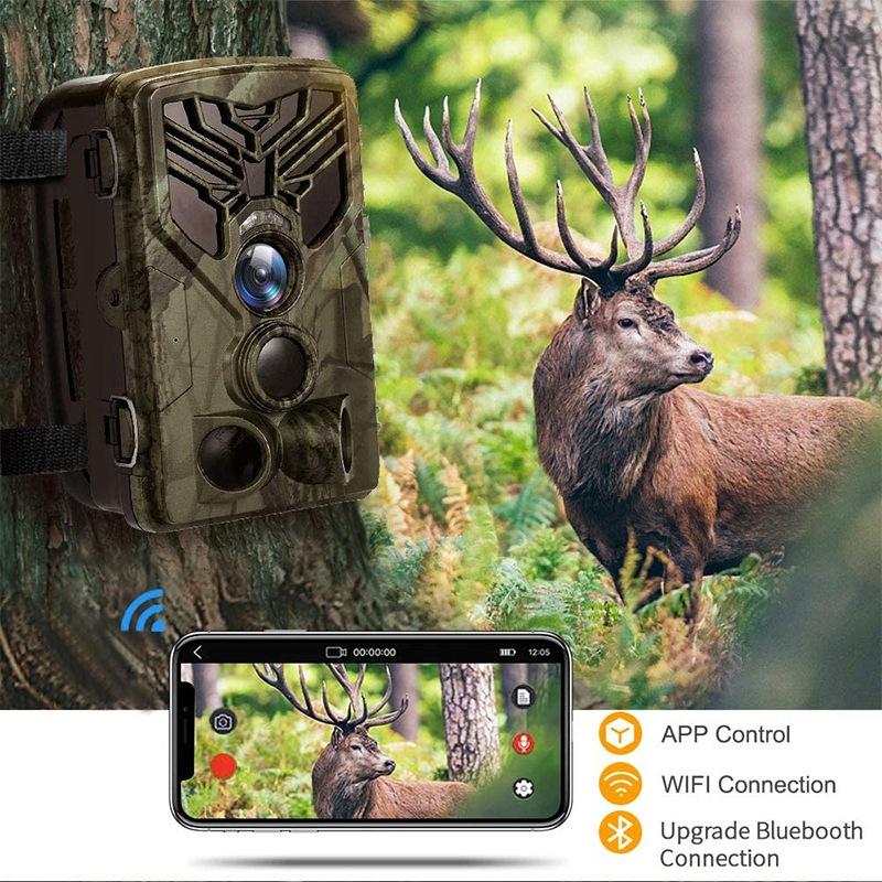Wireless Bluetooth Control Camera with Infrared Tracking and Wifi Connectivity