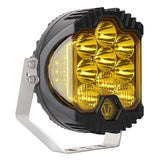 7 Inch Dc12V - 30V 8000Lm 6500K 90W Car Led Light On Three Sides Headlight For Jeep Wrangler Gold Light - Front View