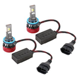 1 Pair H8 / H11 Dc12V 65W 6000K 6500Lm Led Car Headlights - Top-Down View