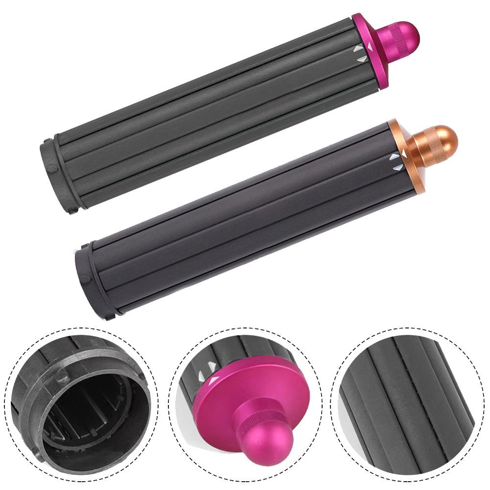 For Dyson Airwrap Hair Dryer Hs01 / Hs05 / Hd08 18.6 X 4Cm Upgraded Long Curling Barrels Nozzle With Long Adapter Golden