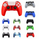 Camouflage Red Silicone Case For Ps5 Controller - Protective Cover - Side View