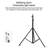 Professional Photography Lighting Stand With Spring Buffer For Studio Flash - Rear View