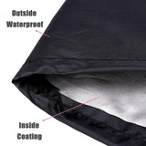 Round Table Cover for Outdoor Garden Grill - Rainproof Dustproof Anti-ultraviolet - 75x30cm - Top-Down View