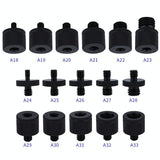 4-Piece Screw Adapter 1 / 4 Female To M12 Male - Top-Down View