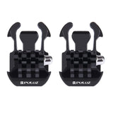 2-pack Quick Release Buckles for Gopro Insta360 Dji Action and Other Cameras - Horizontal Surface Compatible - Side View