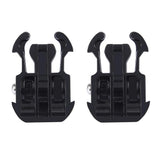 2-pack Quick Release Buckles for Gopro Insta360 Dji Action and Other Cameras - Horizontal Surface Compatible
