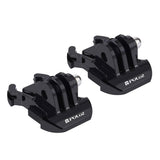 2-pack Quick Release Buckles for Gopro Insta360 Dji Action and Other Cameras - Horizontal Surface Compatible - 45-Degree Angle