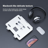 Adjustable Aluminum Laptop Stand - Multi-functional & Foldable - Close-Up Angle