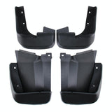 4 Pcs Car Auto Semi-Rigid Pvc Splash Flaps Fender Guard For Honda 8Th Series Civic - Front View