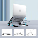 Vertical Laptop Stand - 5 Levels Riser for Desk - 45-Degree Angle