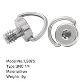 2 Quick Release Plate Screws 1 / 4 Inch Adapter Mount - 45-Degree Angle