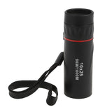 Portable High Definition Dual Focus Monocular Telescope - 10X25 - Professional - Side View