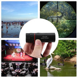 Portable High Definition Dual Focus Monocular Telescope - 10X25 - Professional - Rear View