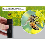 Portable High Definition Dual Focus Monocular Telescope - 10X25 - Professional - Extra Image