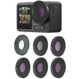 4-in-1 Lens Filter Set for Dji Action 3 - Uv Cpl Nd8-64
