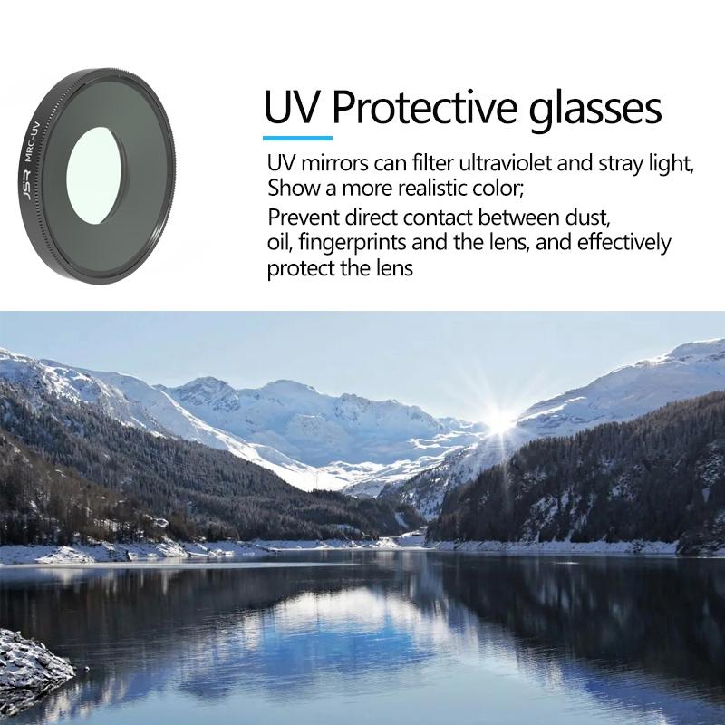 4-in-1 Lens Filter Set for Dji Action 3 - Uv Cpl Nd8-64