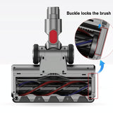 Carpet Floor Brush Head for Dyson V7 V8 V10 V11 Vacuum Cleaner - Low Angle