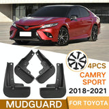 For Toyota Camry Sport 2018-2021 4Pcs / Set Car Auto Soft Plastic Splash Flaps Fender Guard - Side View