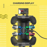 Versatile 6-in-1 Joycon Holder for Nintendo Switch - Rear View