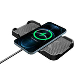 Wireless Car Charger with Anti-slip Design - C12 - Close-Up Angle