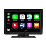 7 Touch Display Car Navigator With Dual-Lens Smart Driving Recorder - Portable And Wireless - Front View