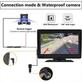 7 Touch Display Car Navigator With Dual-Lens Smart Driving Recorder - Portable And Wireless - Top-Down View