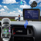 7 Touch Display Car Navigator With Dual-Lens Smart Driving Recorder - Portable And Wireless - Close-Up Angle