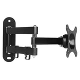 Universal Rotatable Retractable Monitor Wall Mount - 14-27 Inch - Side View