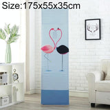 Flamingo Fabric Dust Cover for Vertical Cabinet Ac - All-inclusive 175x55x35cm - Front View