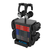 Ps5 / Xsx Game Disc & Headphone Storage Rack - Front View