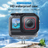 Waterproof Diving Housing for Insta360 Ace Pro Camera - 45m Depth - Side View
